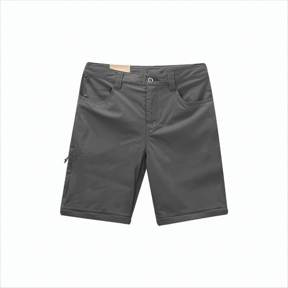 Convertible Straight Pants With Zip-Off Lower Legs