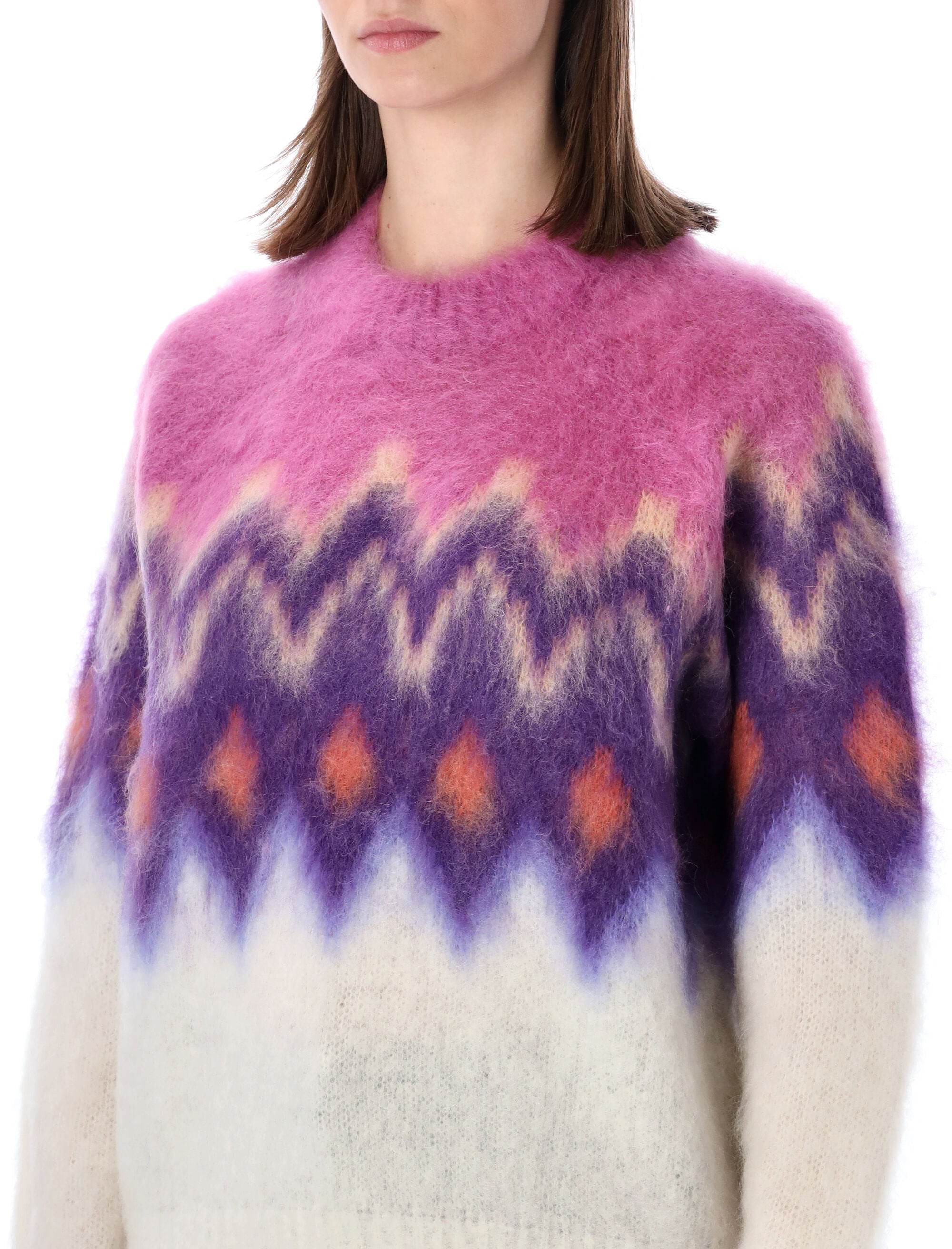Gradient Pattern Soft Knit Sweater