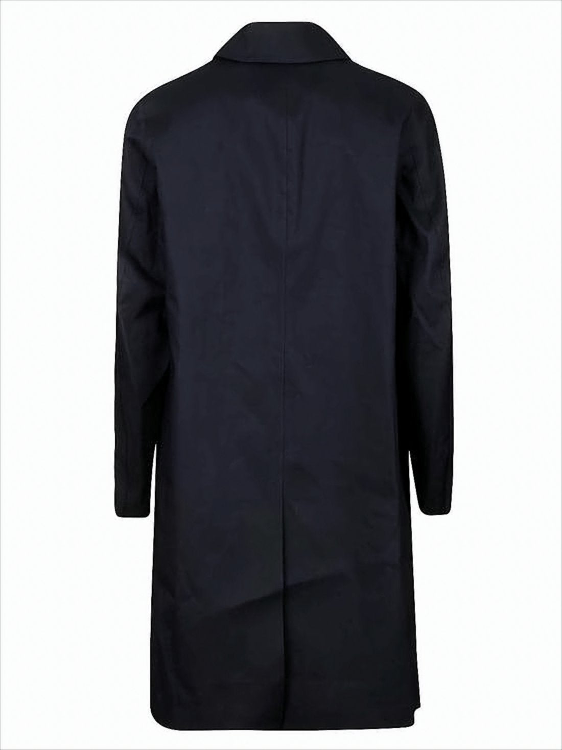 Blue Mackintosh Jacket With Concealed Placket