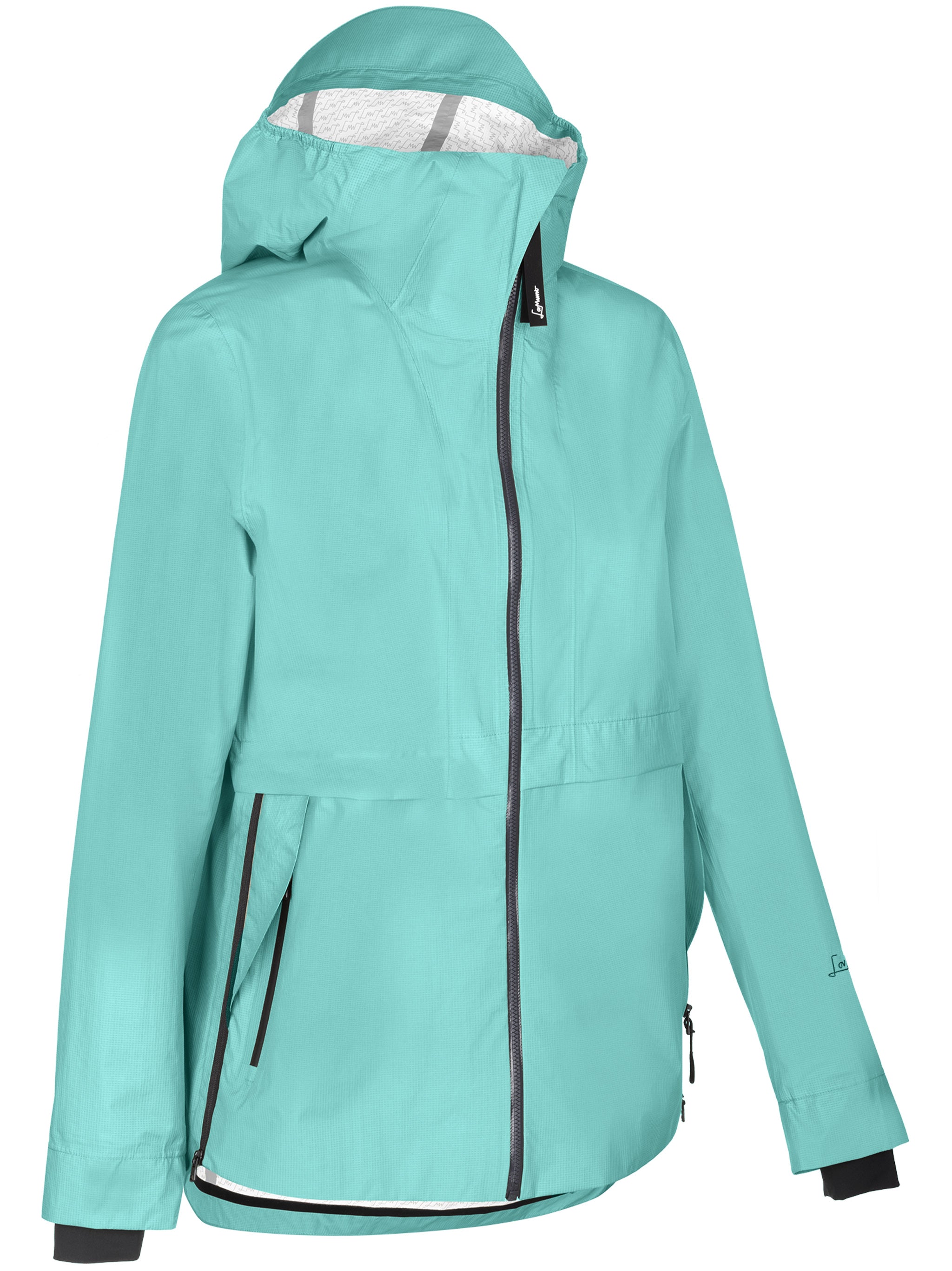 Turquoise Linda 2.5 L High Collar Jacket