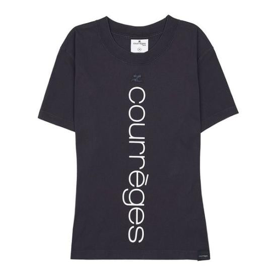 Slim Fit Crew Neck T-Shirt with Bold Text Print