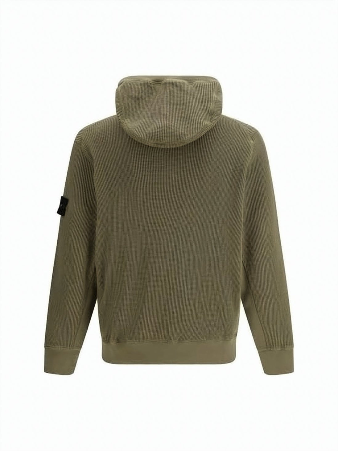 Textured Ribbed Zip-Up Hoodie