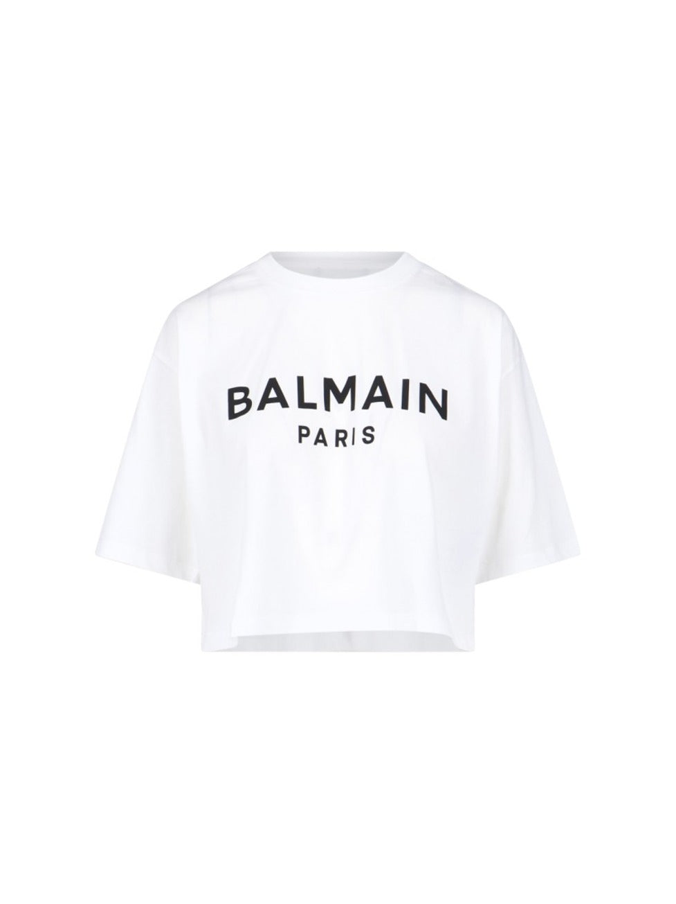 Crop Logo T-Shirt – White
