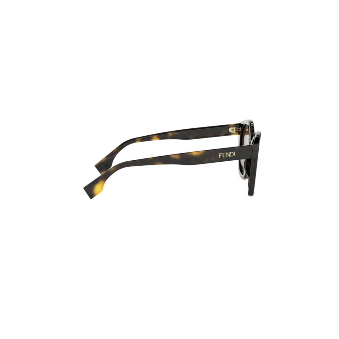 Fe40175i Tortoiseshell Oversized Cat-Eye Sunglasses
