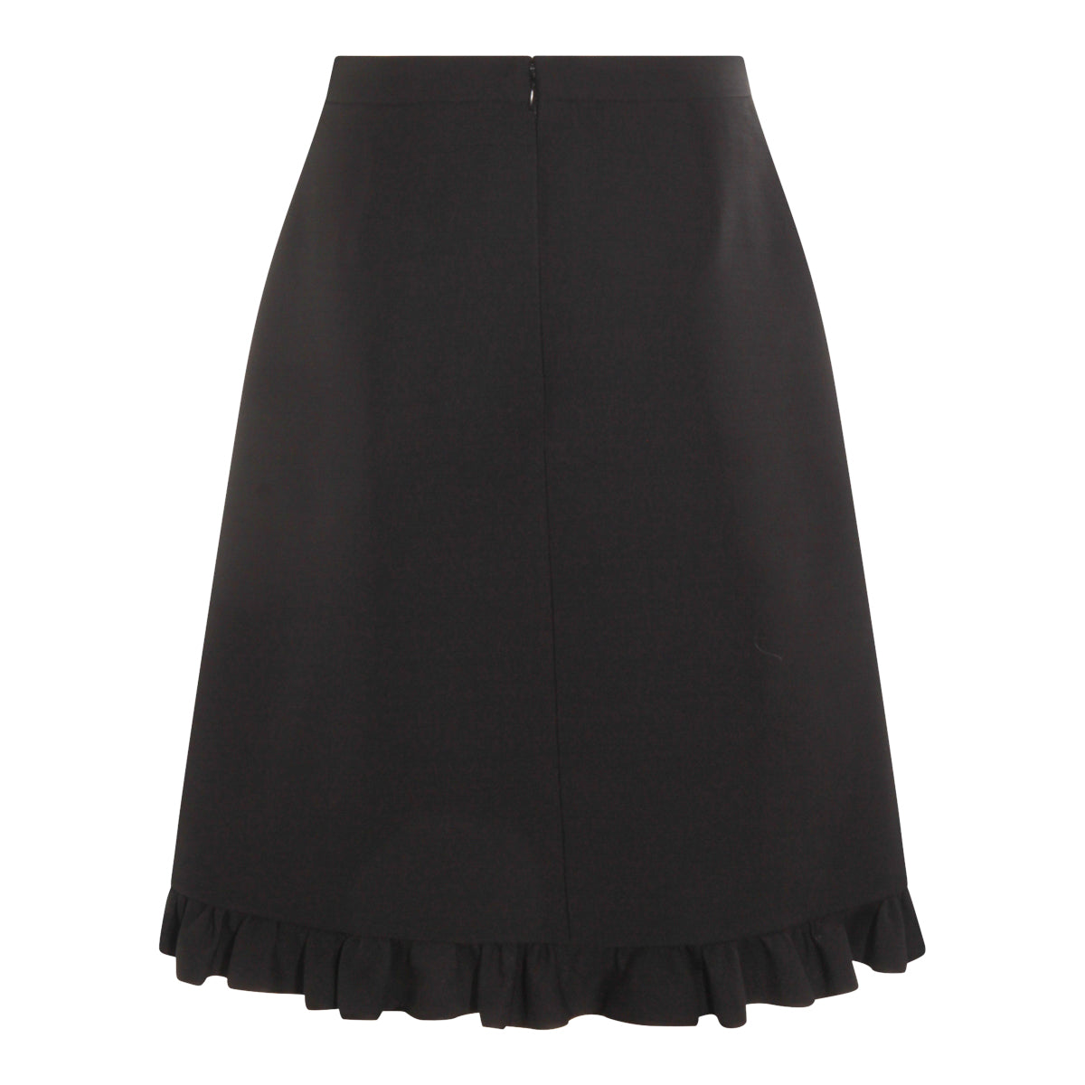 Black Wool Skirt
