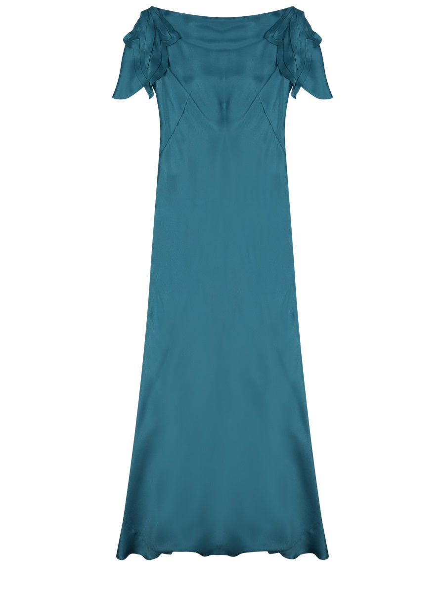 Flowy Long Dress With Delicate Straps