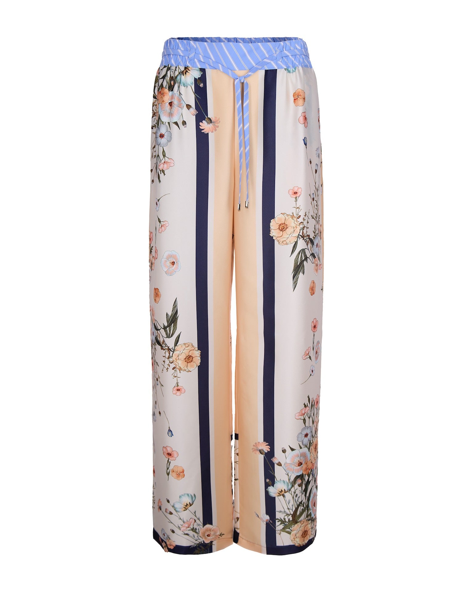 Palazzo Pants With Floral Pattern