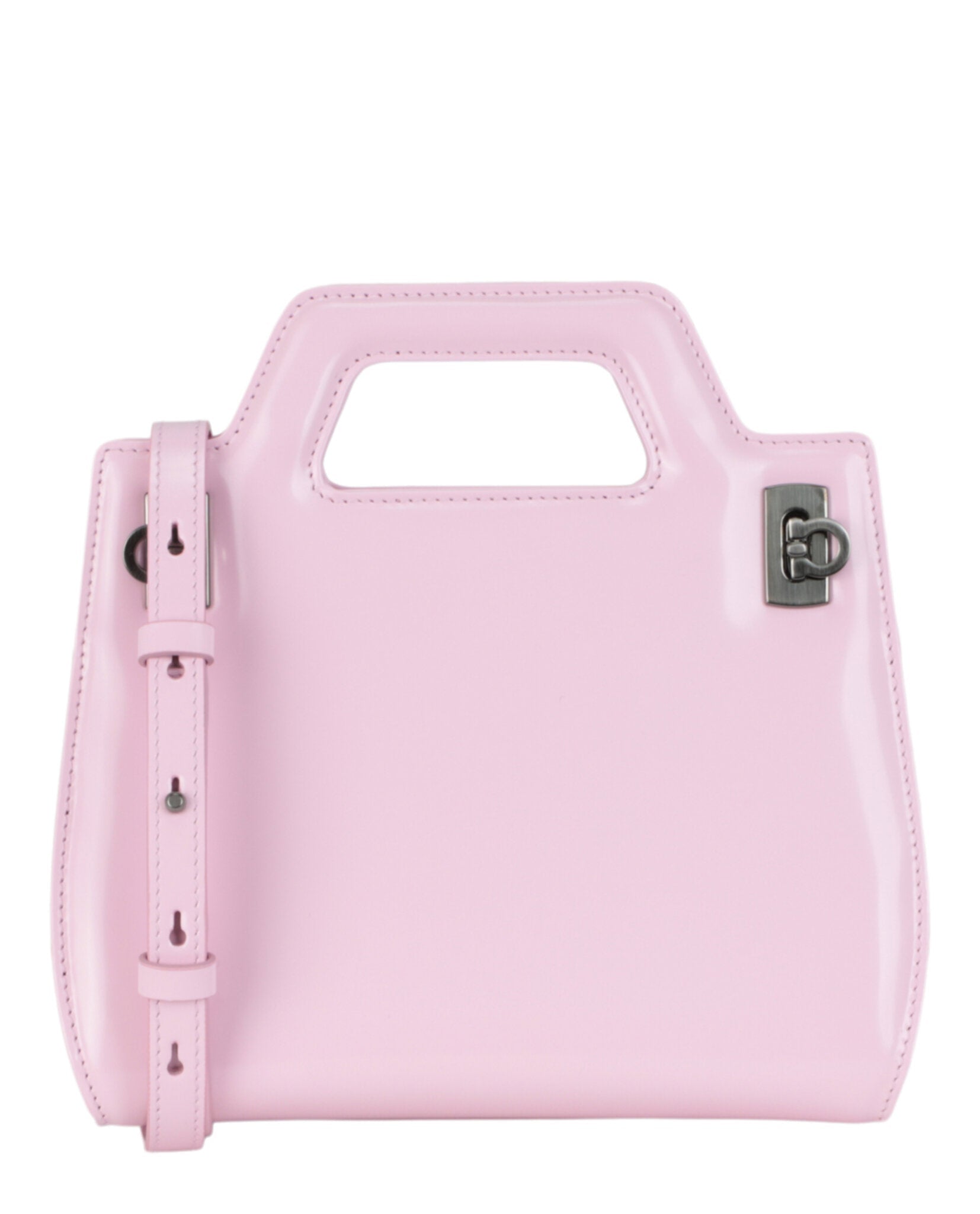 Mini Wanda Leather Top-Handle Bag