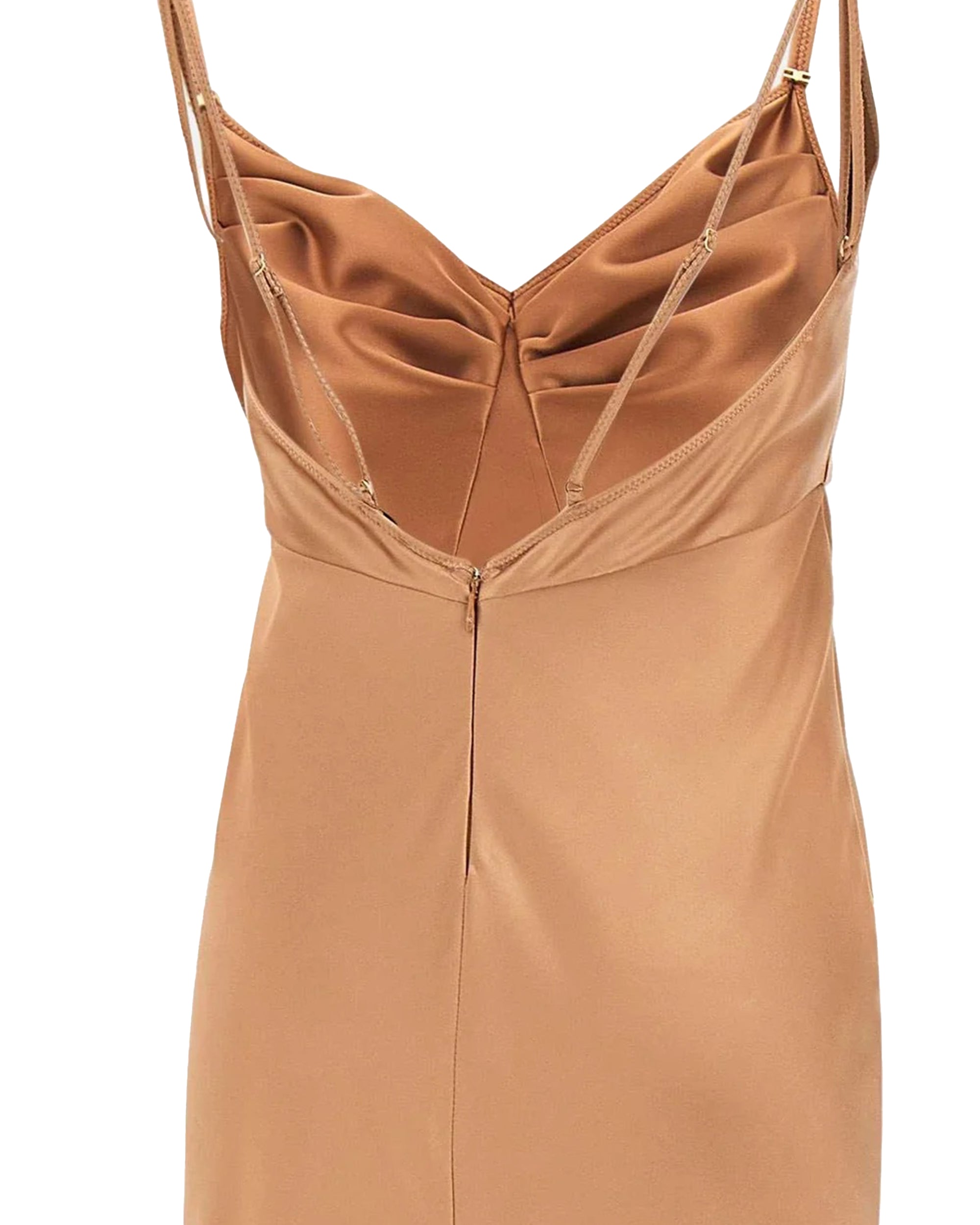 Suede Satin Dress