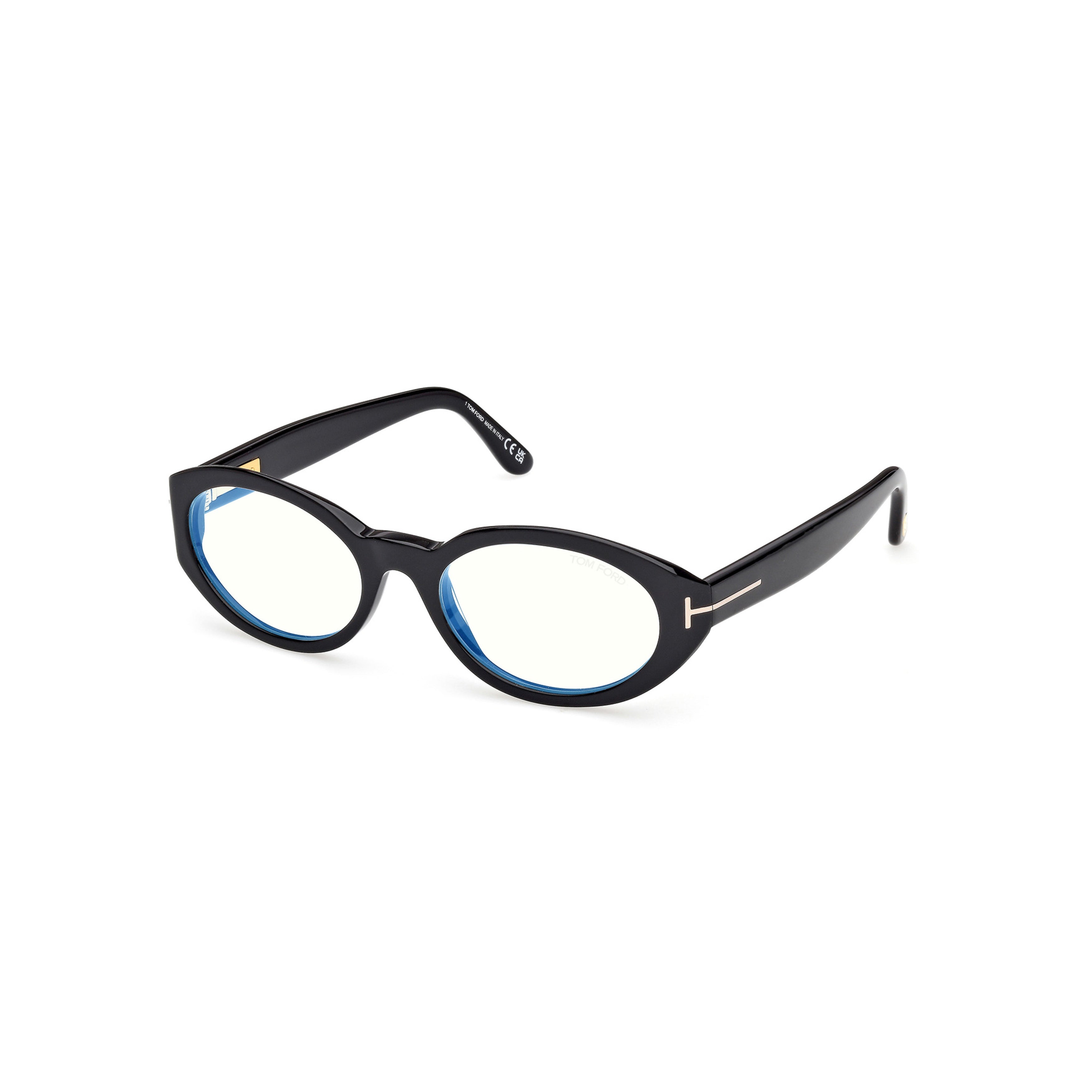 Ft6067-B Oval Frame Eyeglasses