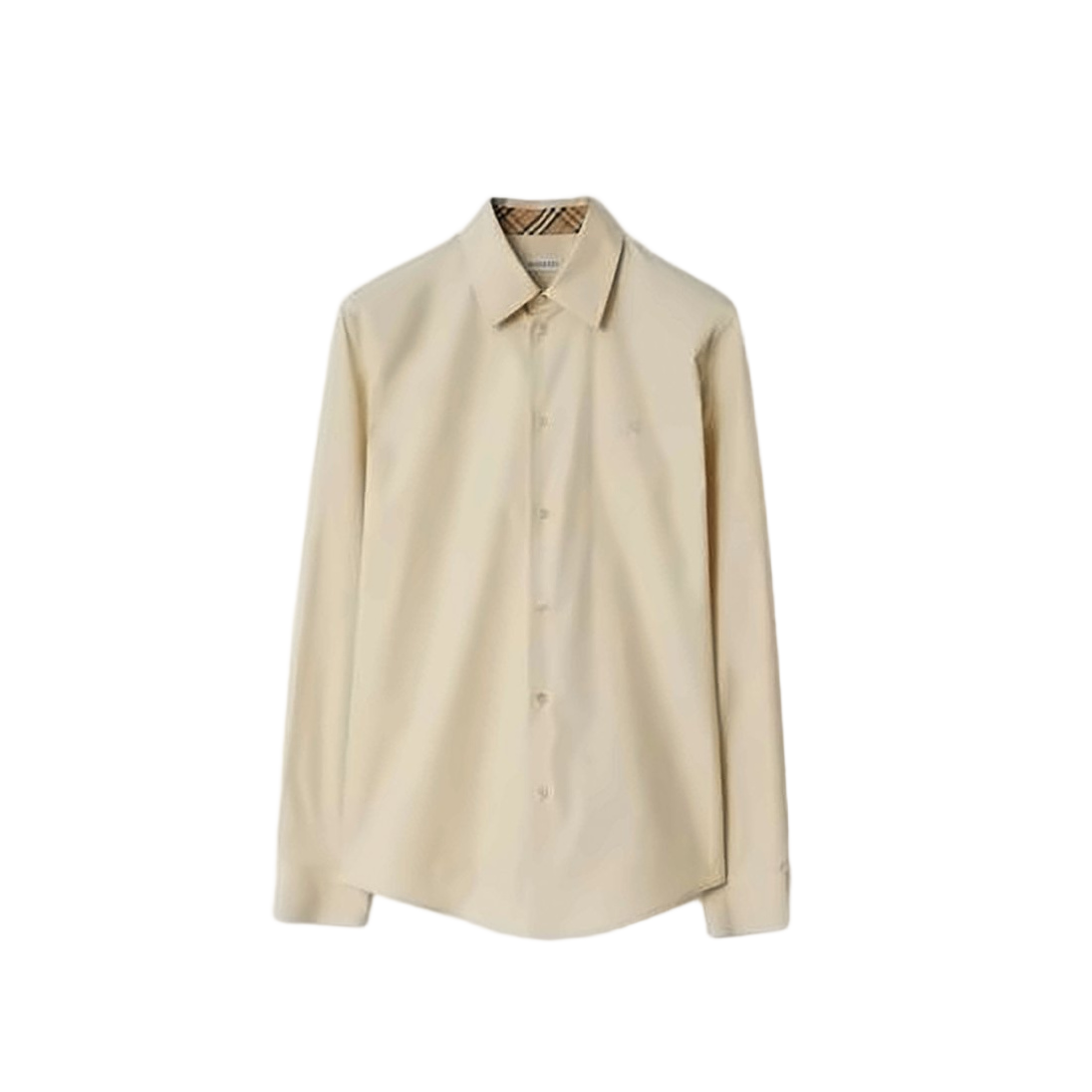 Classic Long-Sleeve Button-Up Shirt with Design