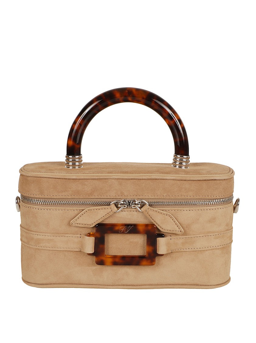 Belle Vivier Mini Handbag In Suede