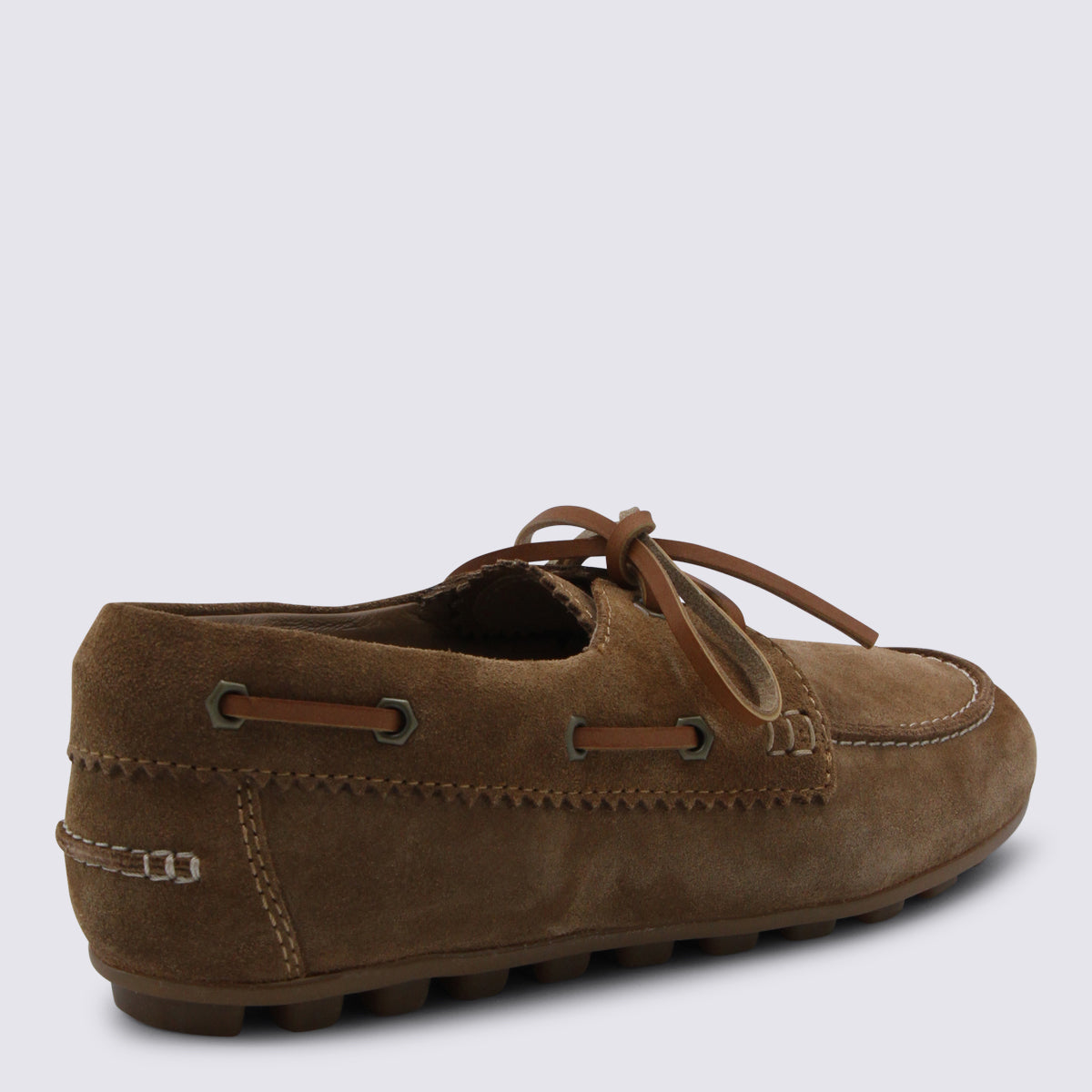 Timeless Brown Flat Shoes with Rounded Toe