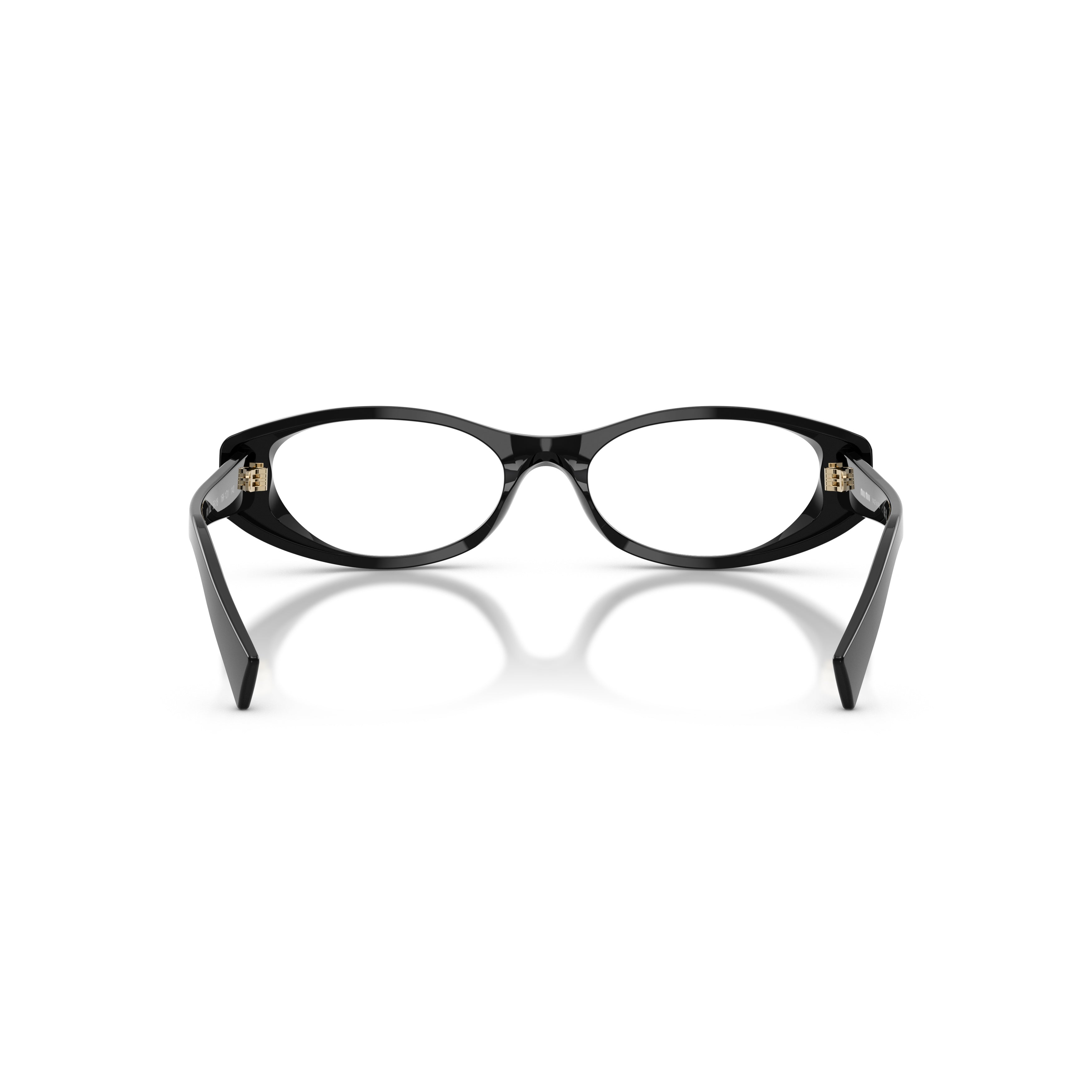 0mu 03zv Oval-Frame Black Acetate Sunglasses