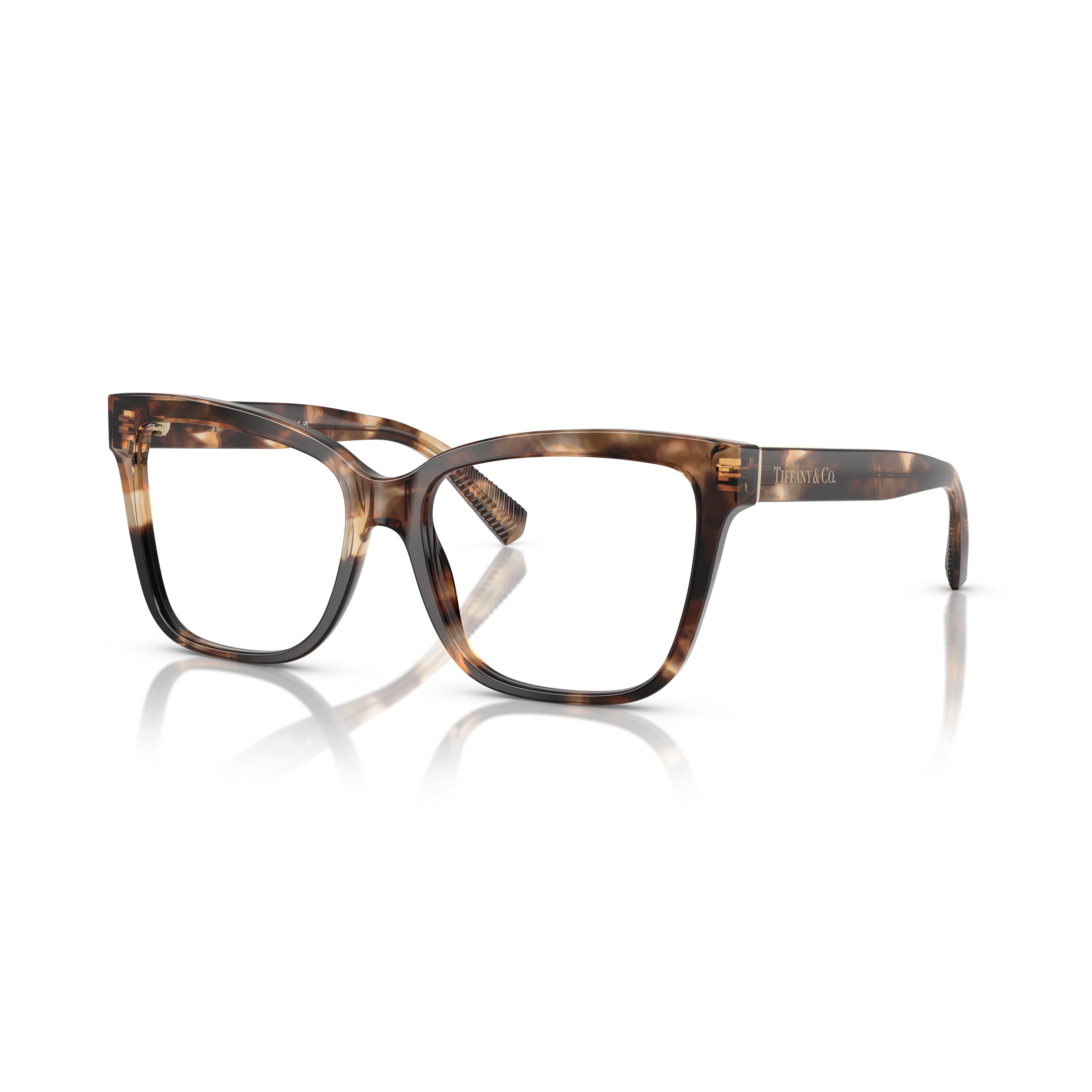 0tf2260 Classic Tortoiseshell Square Frame Eyeglasses