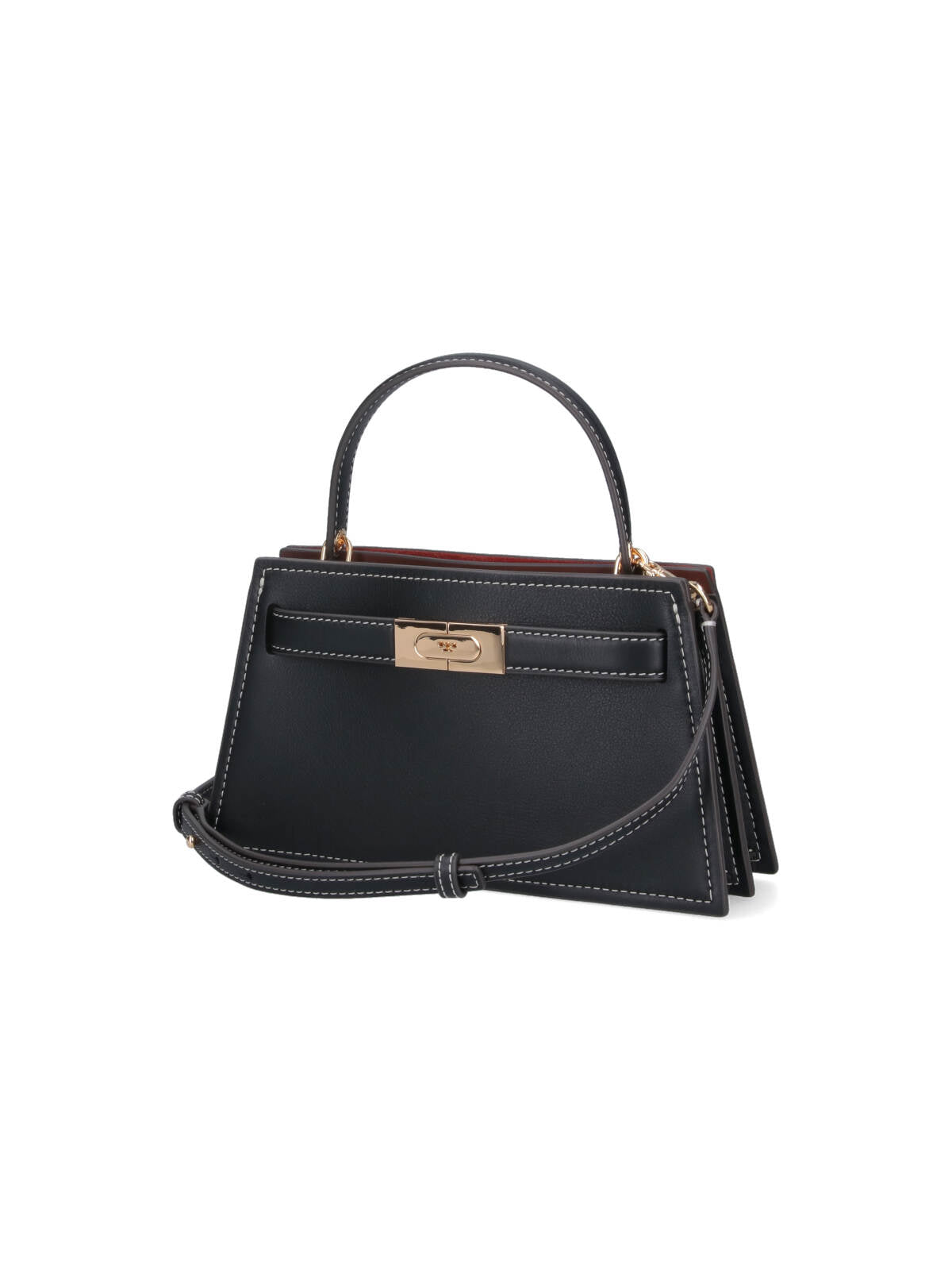 "Petite Lee Radziwill" Mini Bag In Black Calfskin