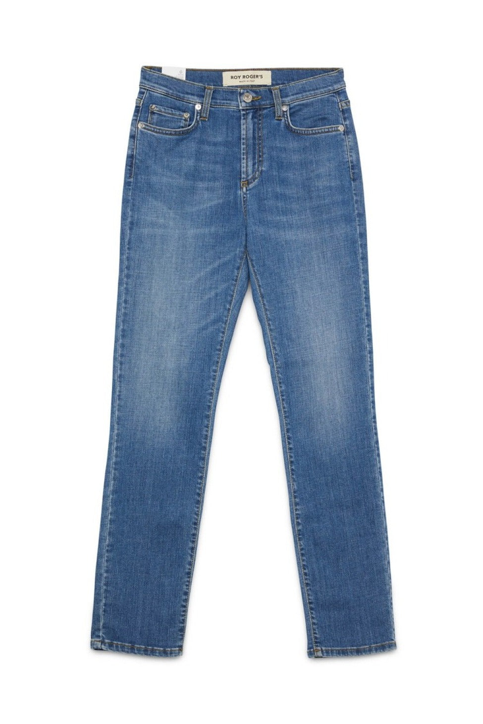 Mid-Rise Light Wash Denim Jeans