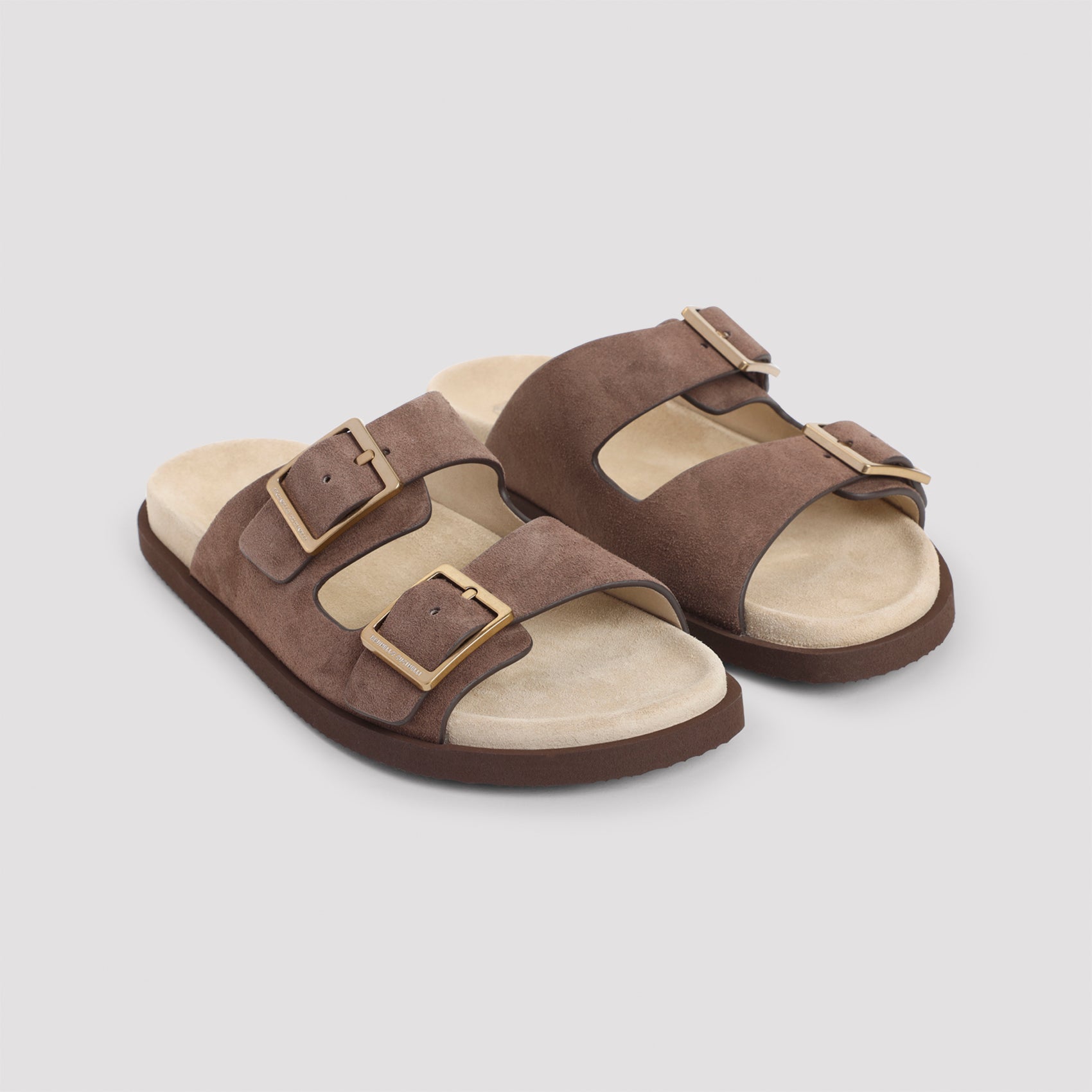 Double-Strap Minimalist Sandals With Adjustable Buckles