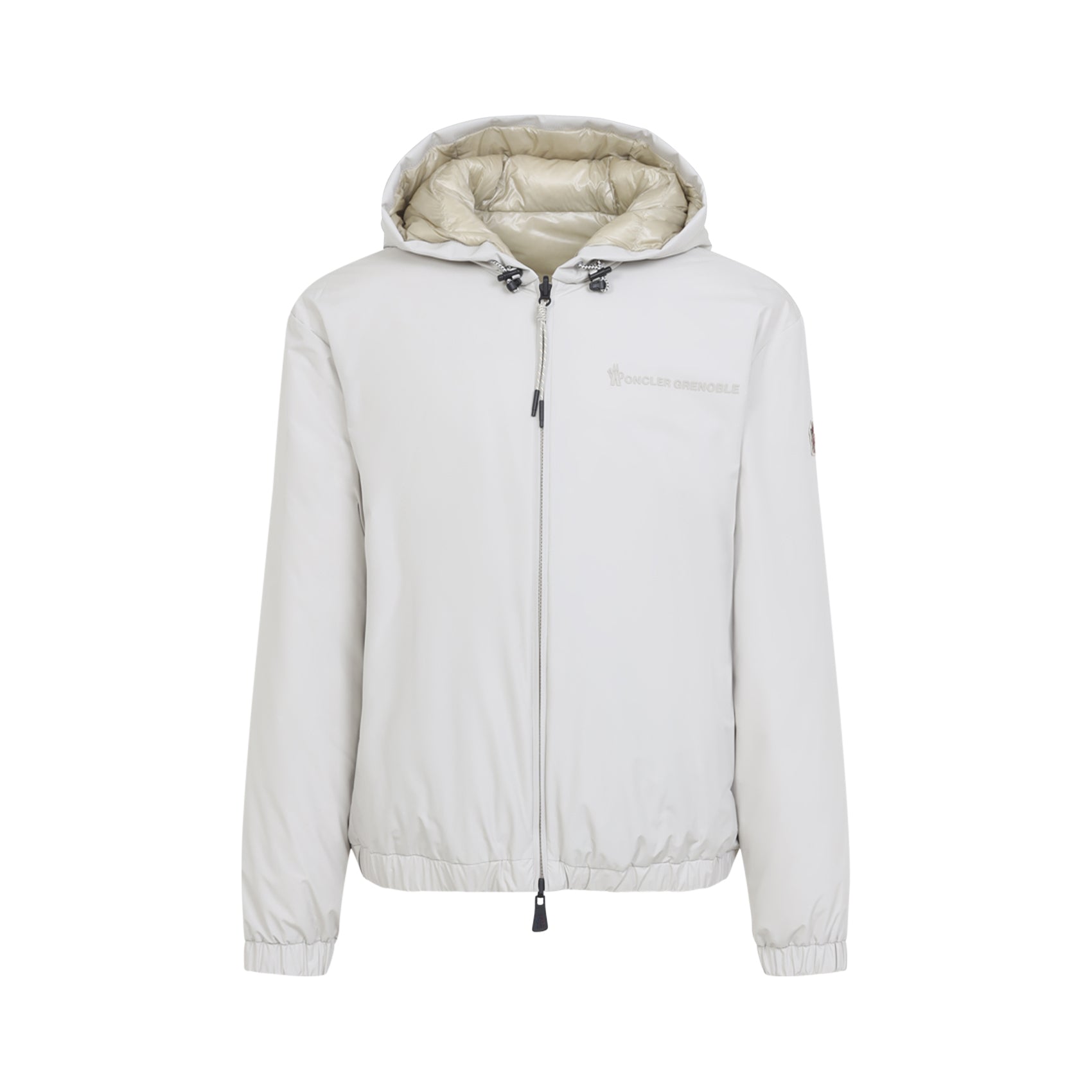 Reversible Feather Down and Polyamide Jacket with Quilted Finish