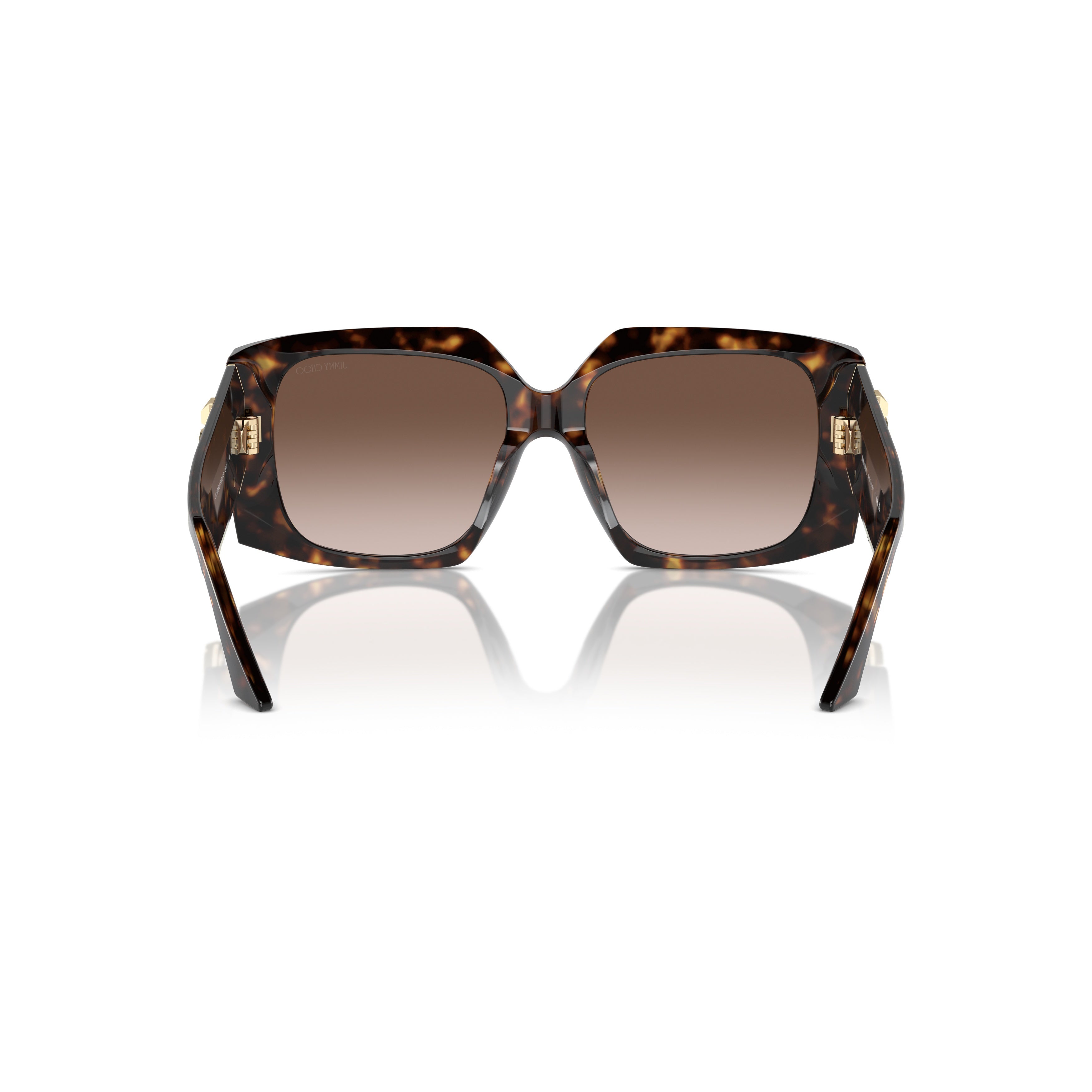 0jc5006u Oversized Square Tortoiseshell Sunglasses