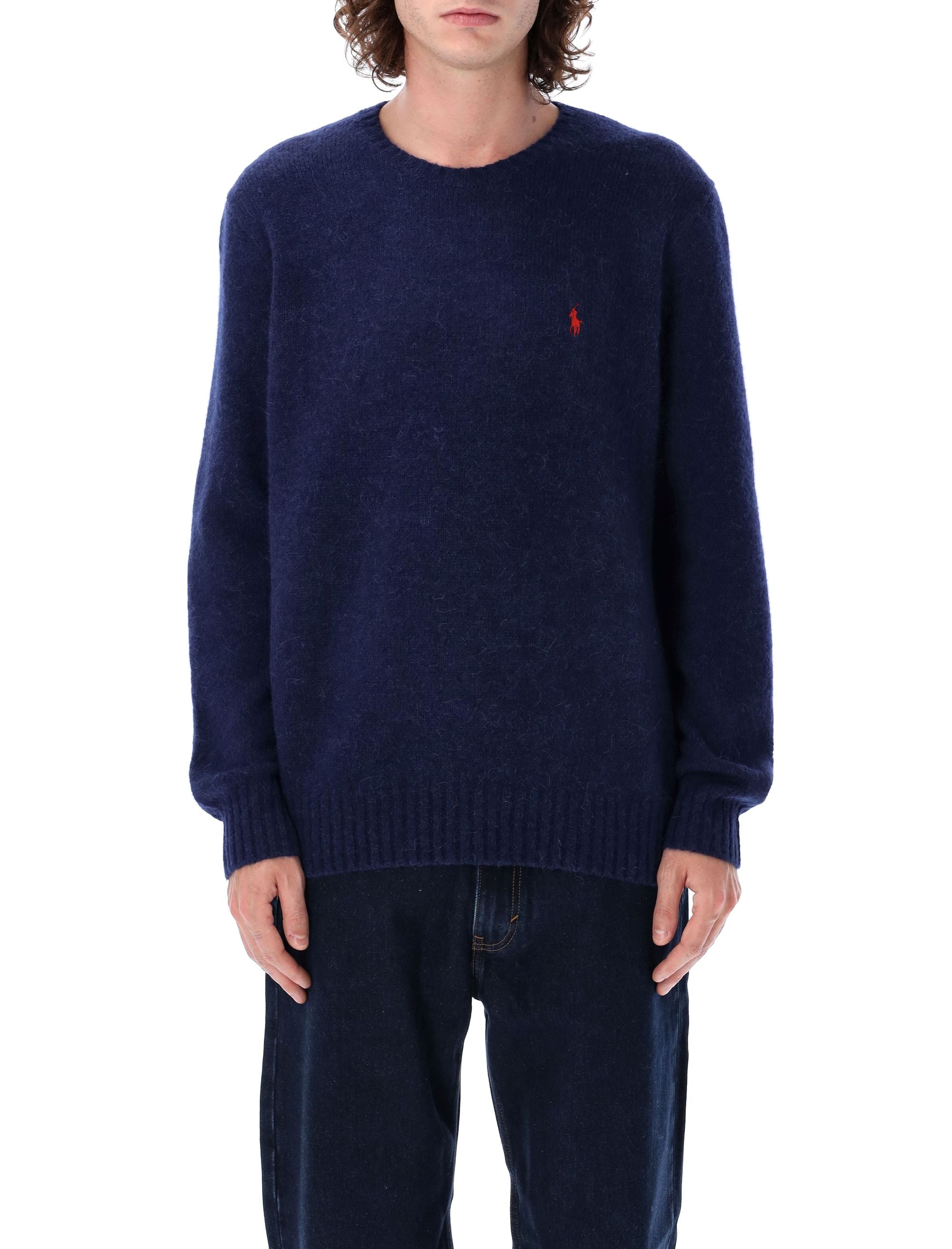Polo Wool-Blend Crew Neck Jumper