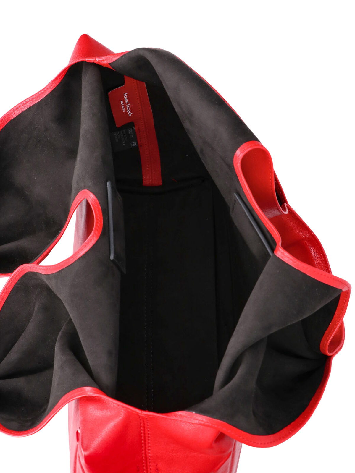 Red Box Structured Leather Shoulder Bag