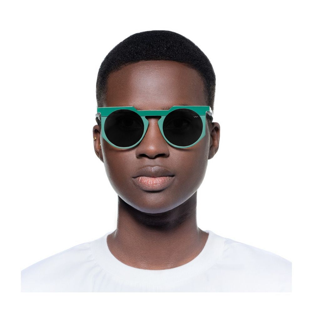 Wl0026 White Label Sculpted Round Bio-Acetate Sunglasses