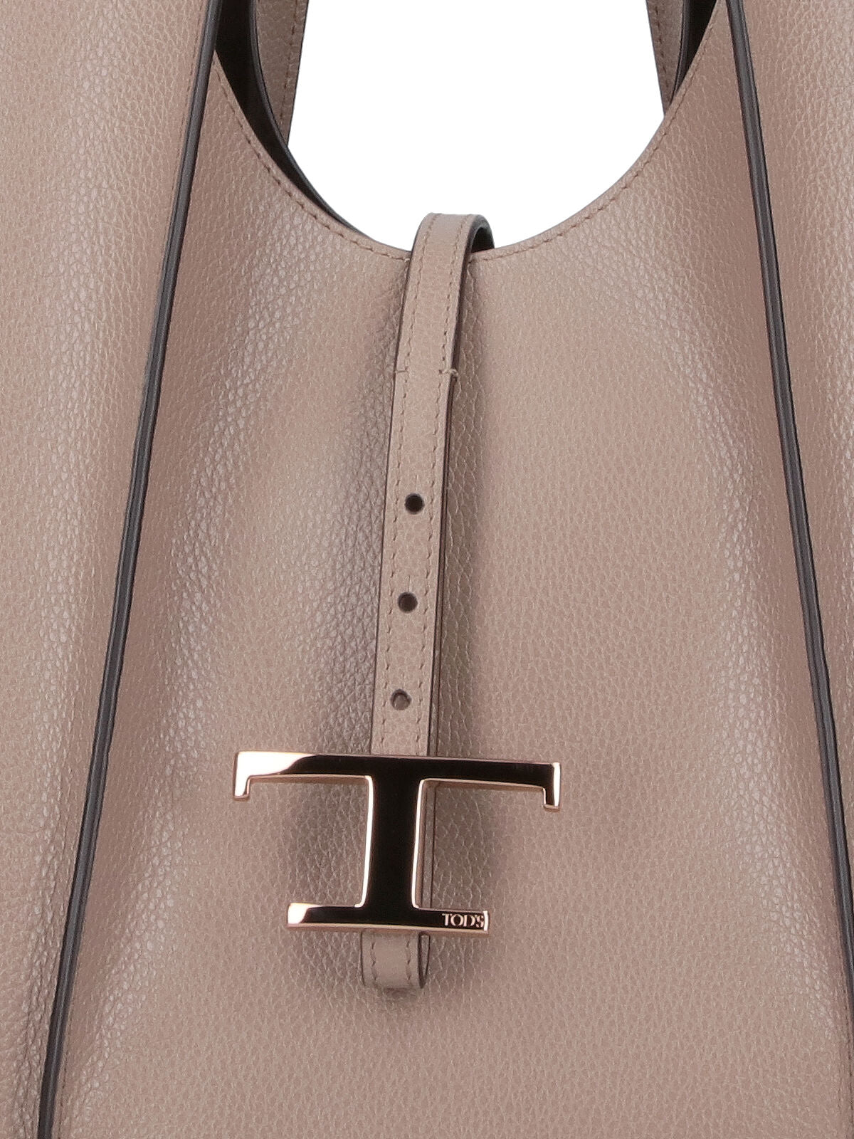 Tote Bag in Taupe Leather