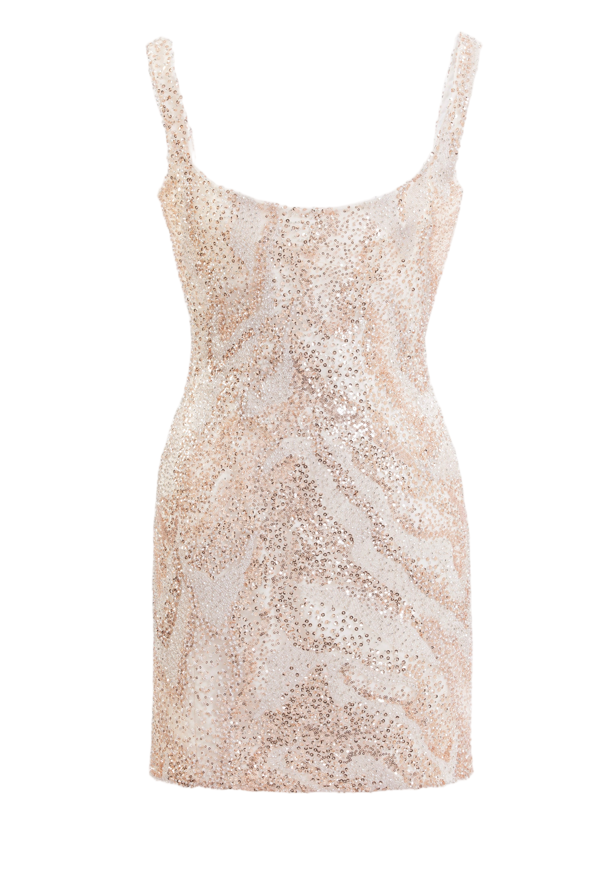 Embroidered Mini Dress