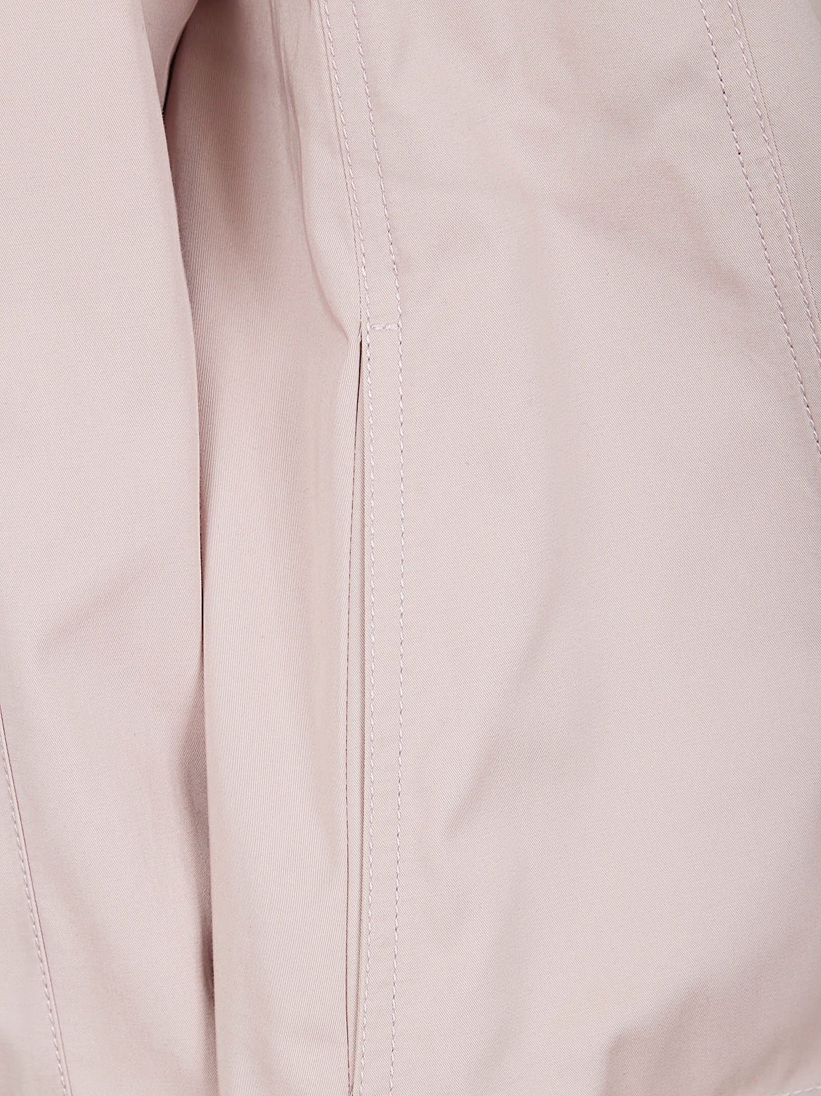 Cotton Gabardine Cape with Water-Repellent Finish