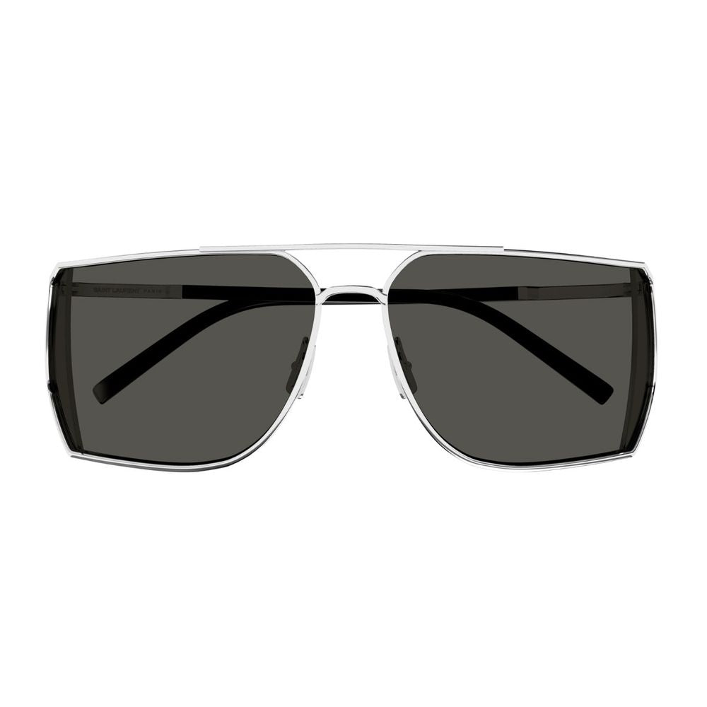 Sl 750 Linea Sl Logo Rectangular Shield Sunglasses
