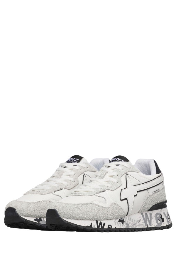 Technical Fabric and Suede Sneakers