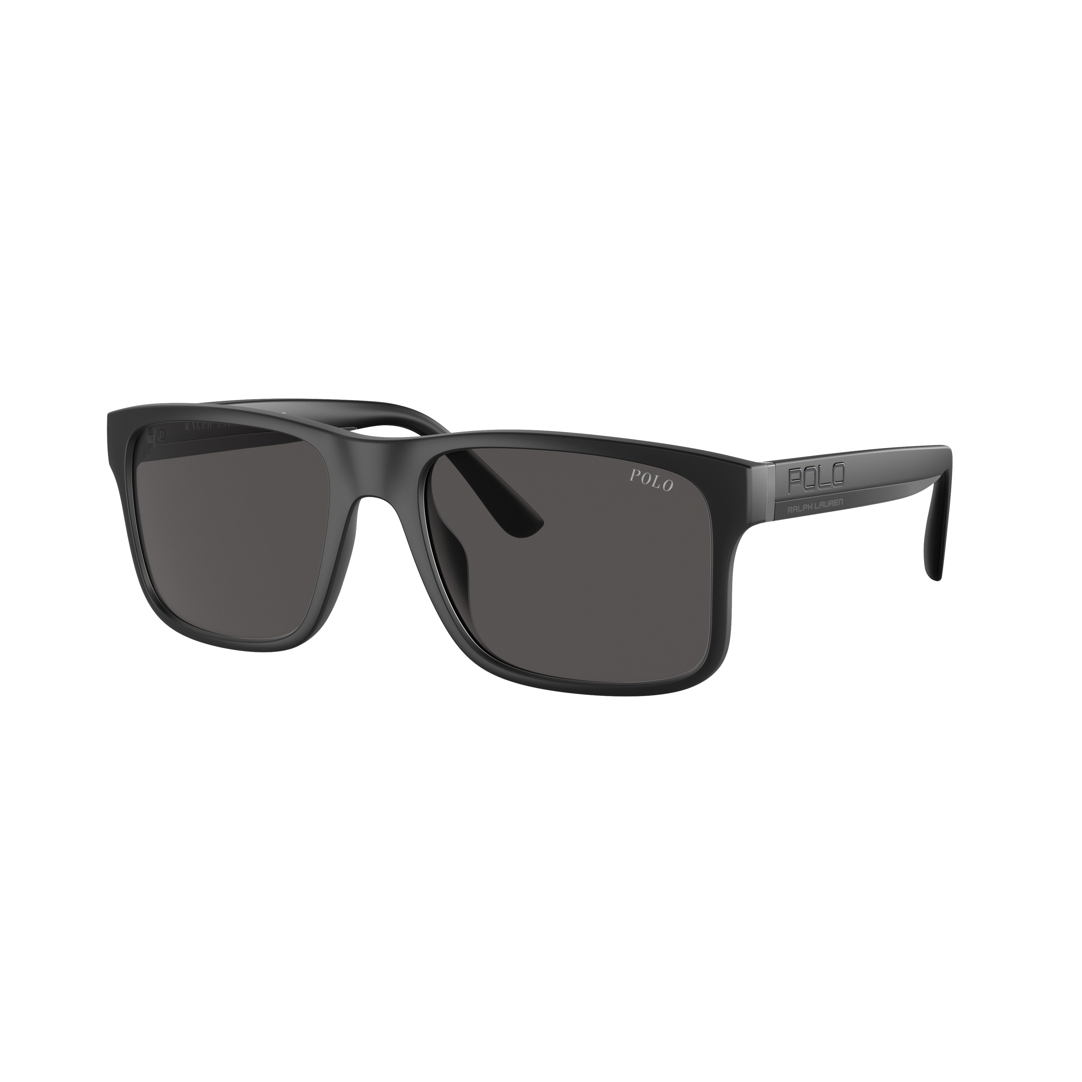 0ph4195u Rectangular Matte Black Sunglasses