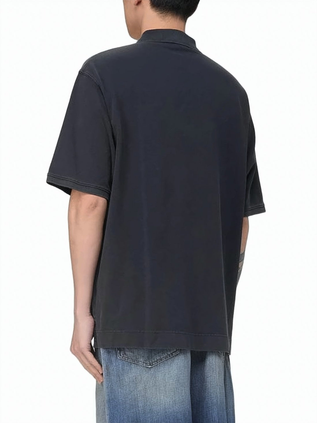 Relaxed Fit Polo Shirt with Classic Collar