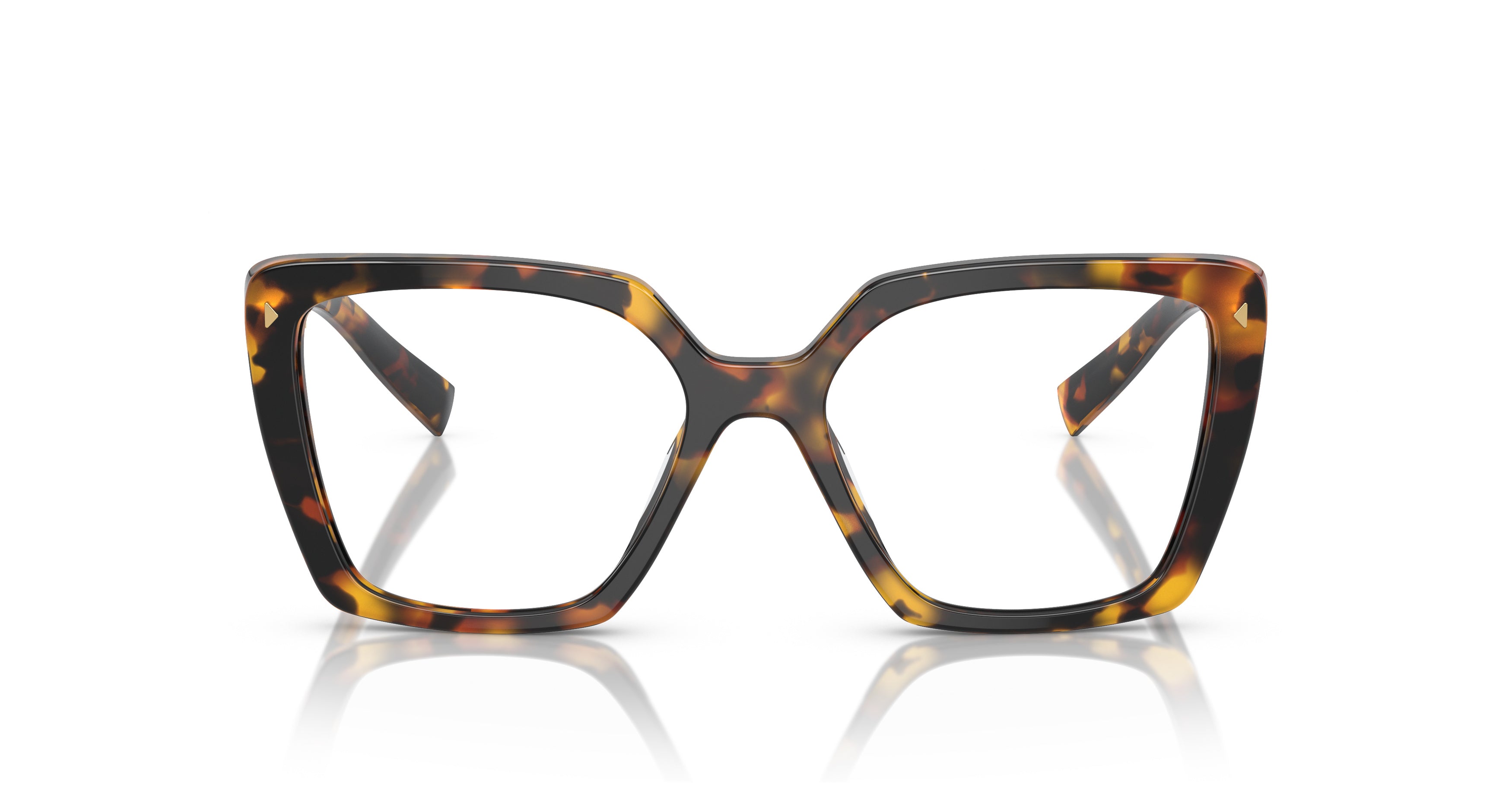 0pr 16zv Oversized Tortoiseshell Square Frame Eyeglasses