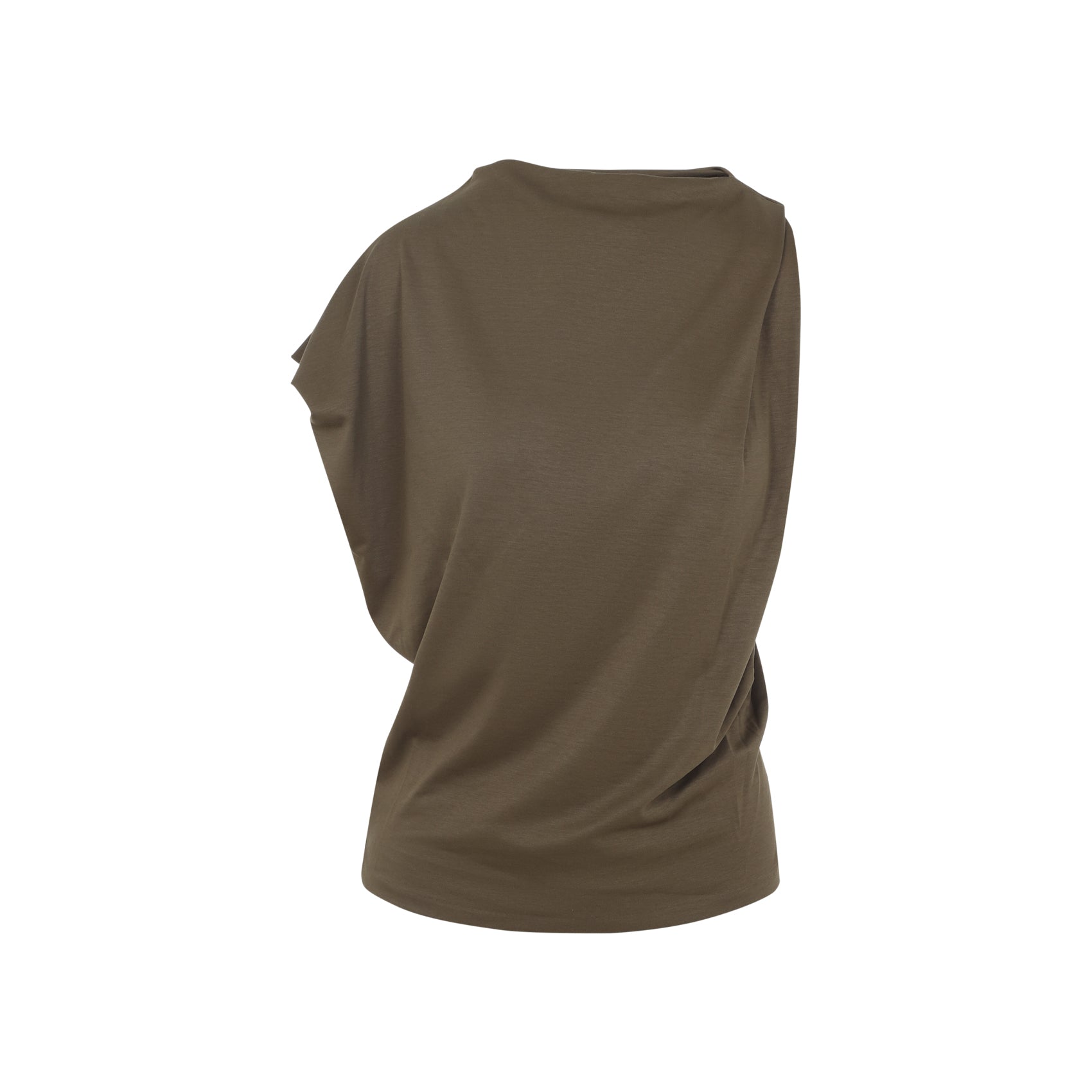 Asymmetrical Draped Tank Top