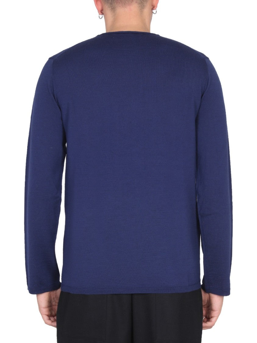 Pixelated Graphic Wool Jersey Sweater