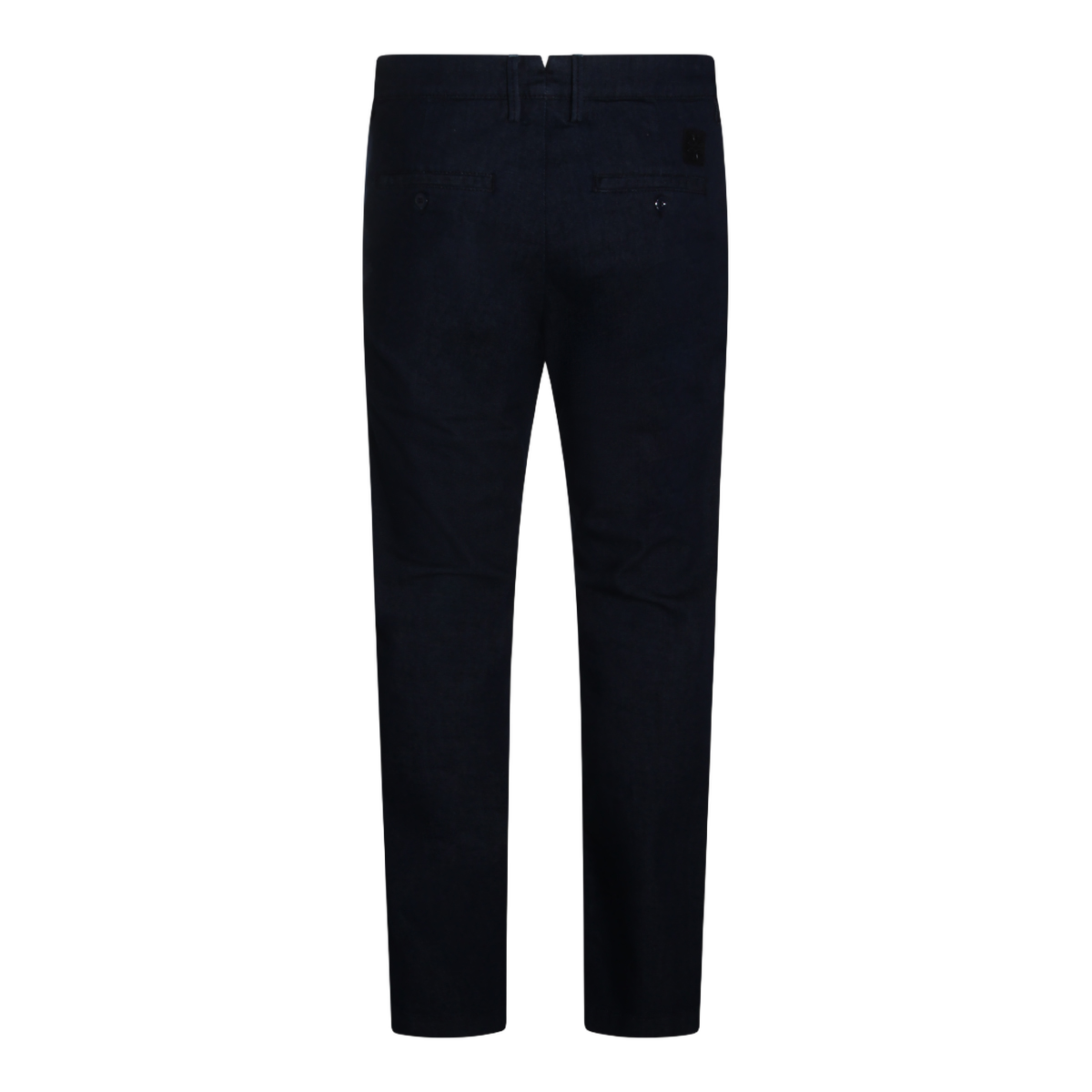 Straight-Leg Blue Jeans with Five-Pocket Styling