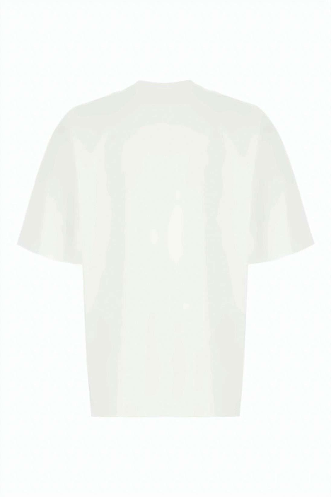 Boxy-Cut Cotton T-Shirt with Abstract Graphic Design