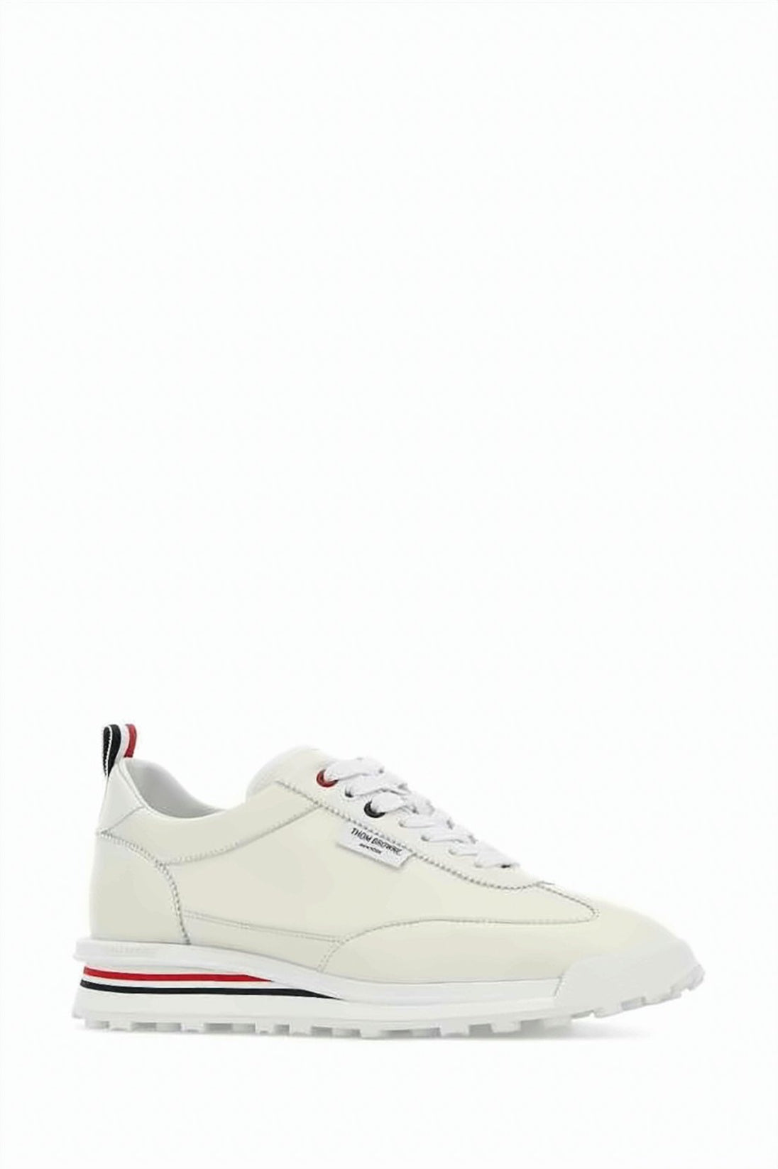 Thom Browne Low-Profile Sneakers in Soft Leather