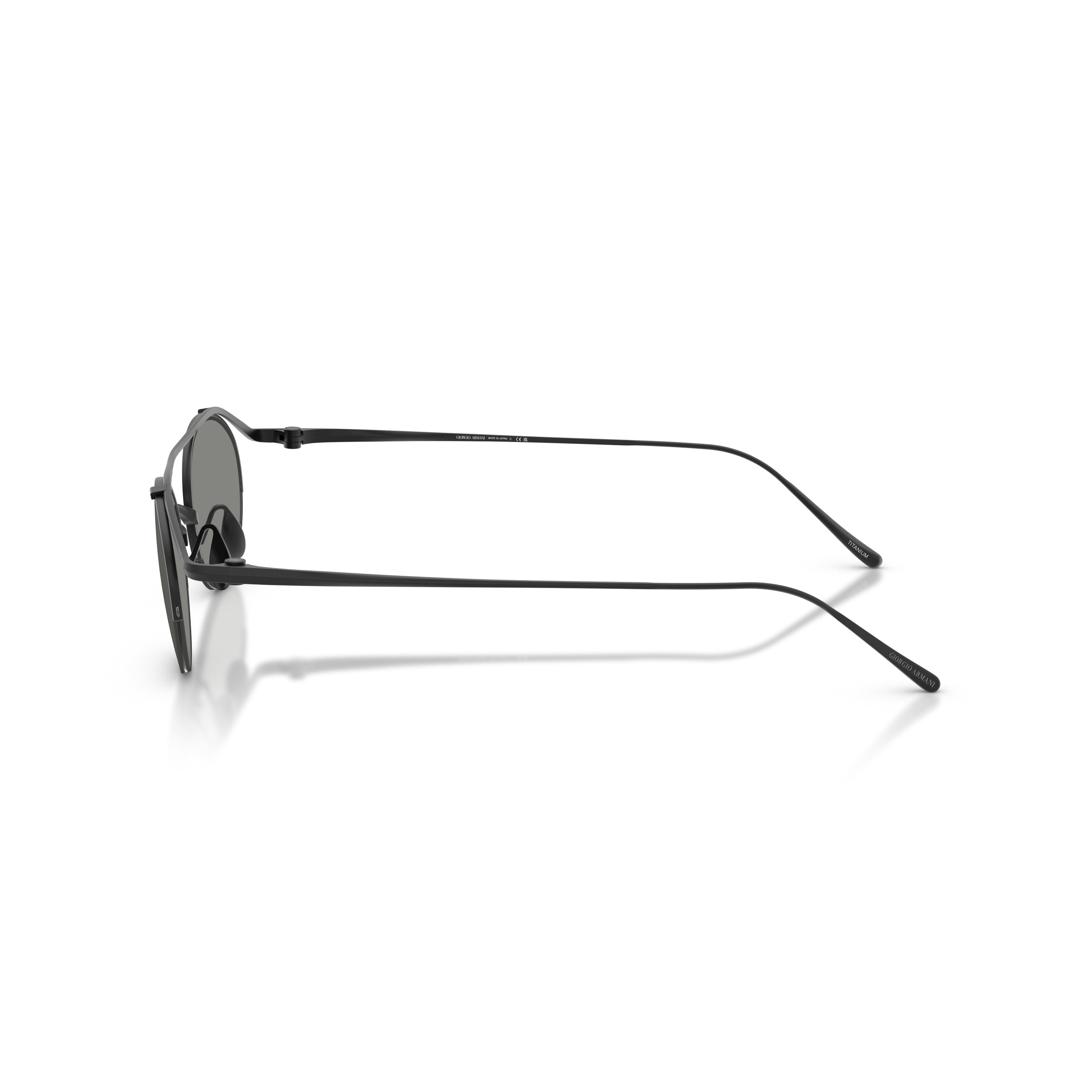 0ar6172t Titanium Frame Sunglasses with Oval Lenses