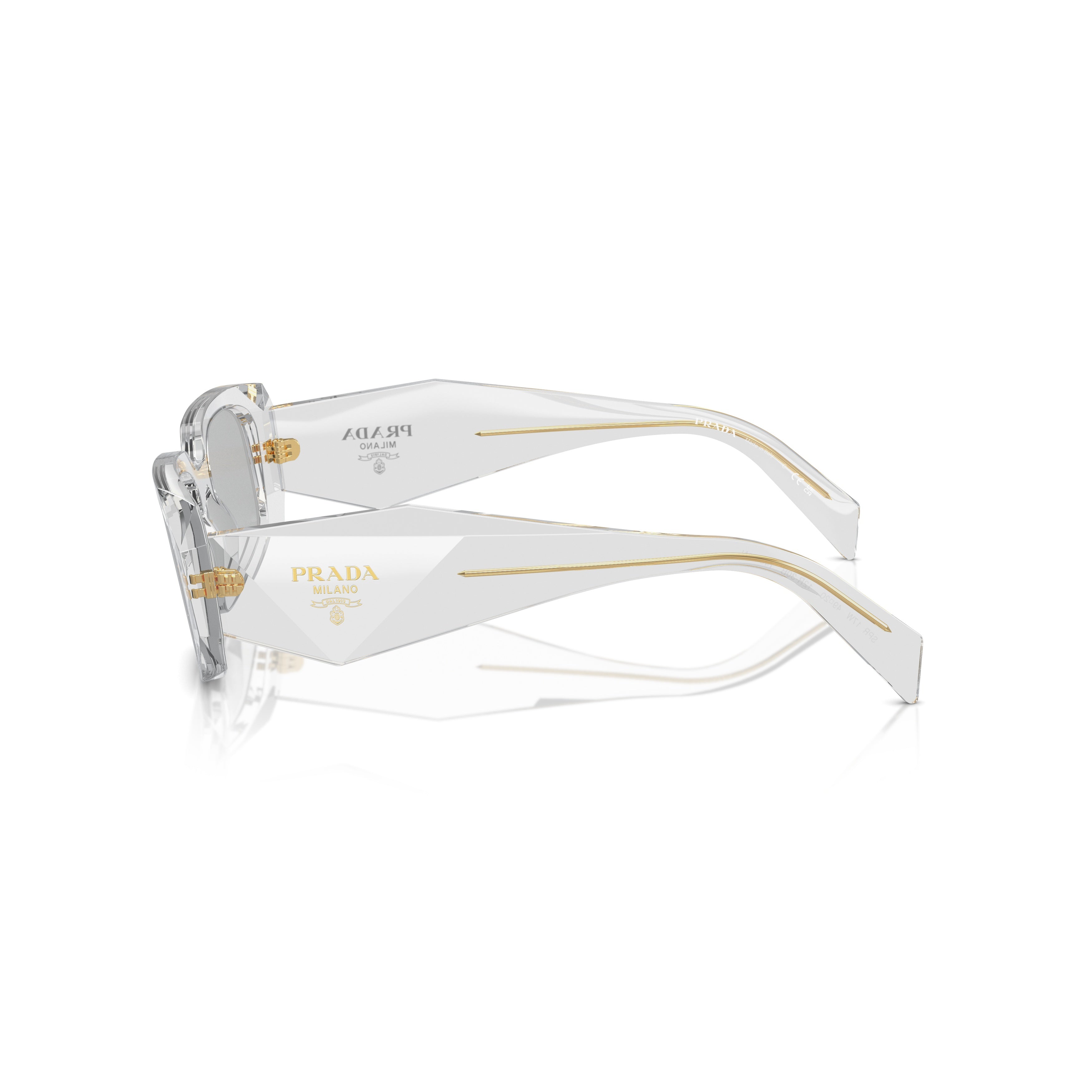 0pr 17ws Geometric Rectangular Frame Sunglasses