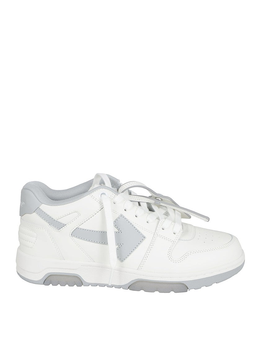 Low-Top Sneakers With Light Grey Accents