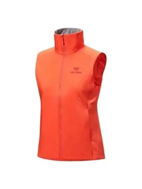Fitted Nylon Vest With High Collar And Front Zipper