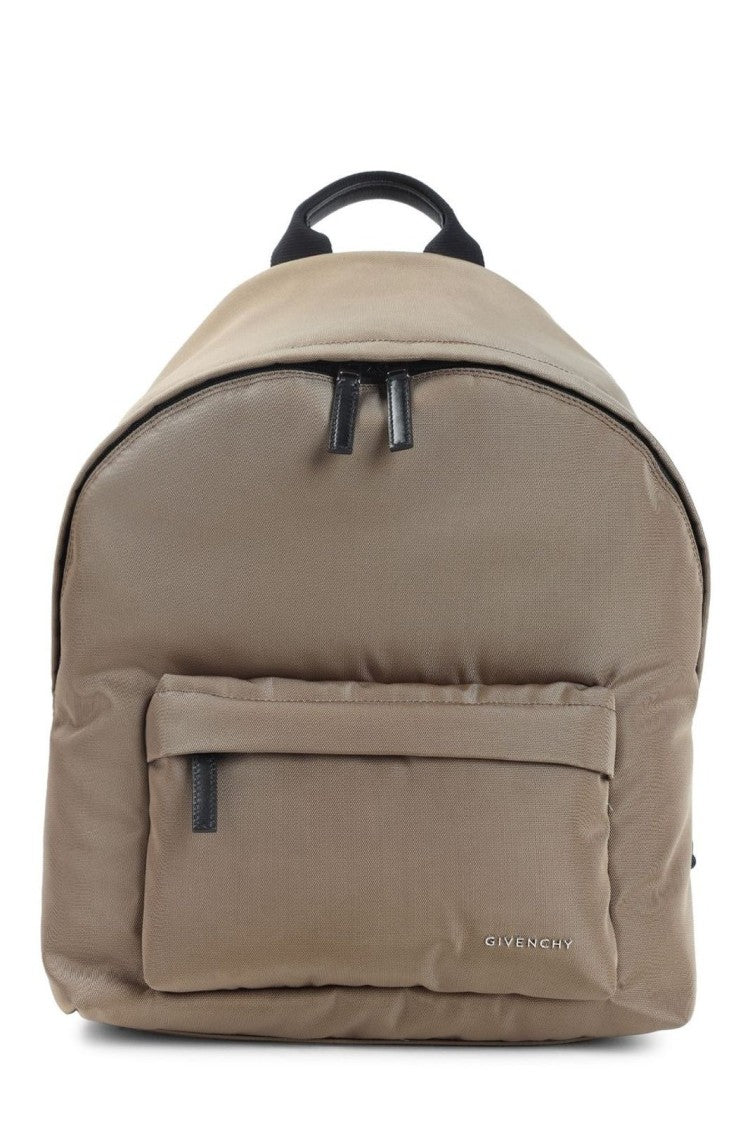 Beige Structured Bag With Clean Lines And Minimalist Design
