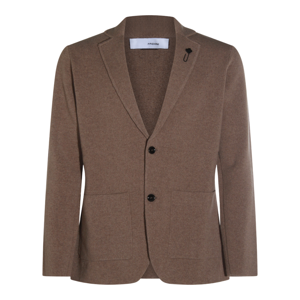 Tailored Knit Blazer with Notch Lapel
