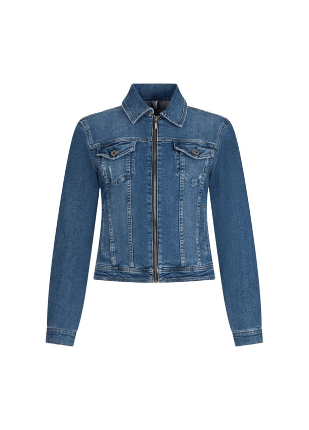 Slim Fit Stonewash Denim Jacket