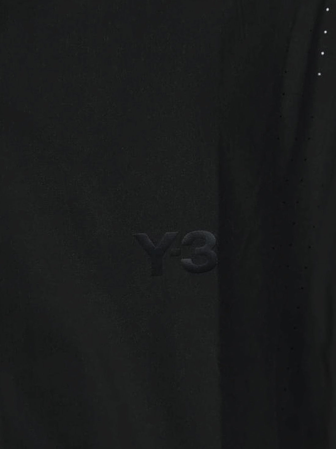 Short-Sleeved Polo Shirt with Perforated Shoulder Details