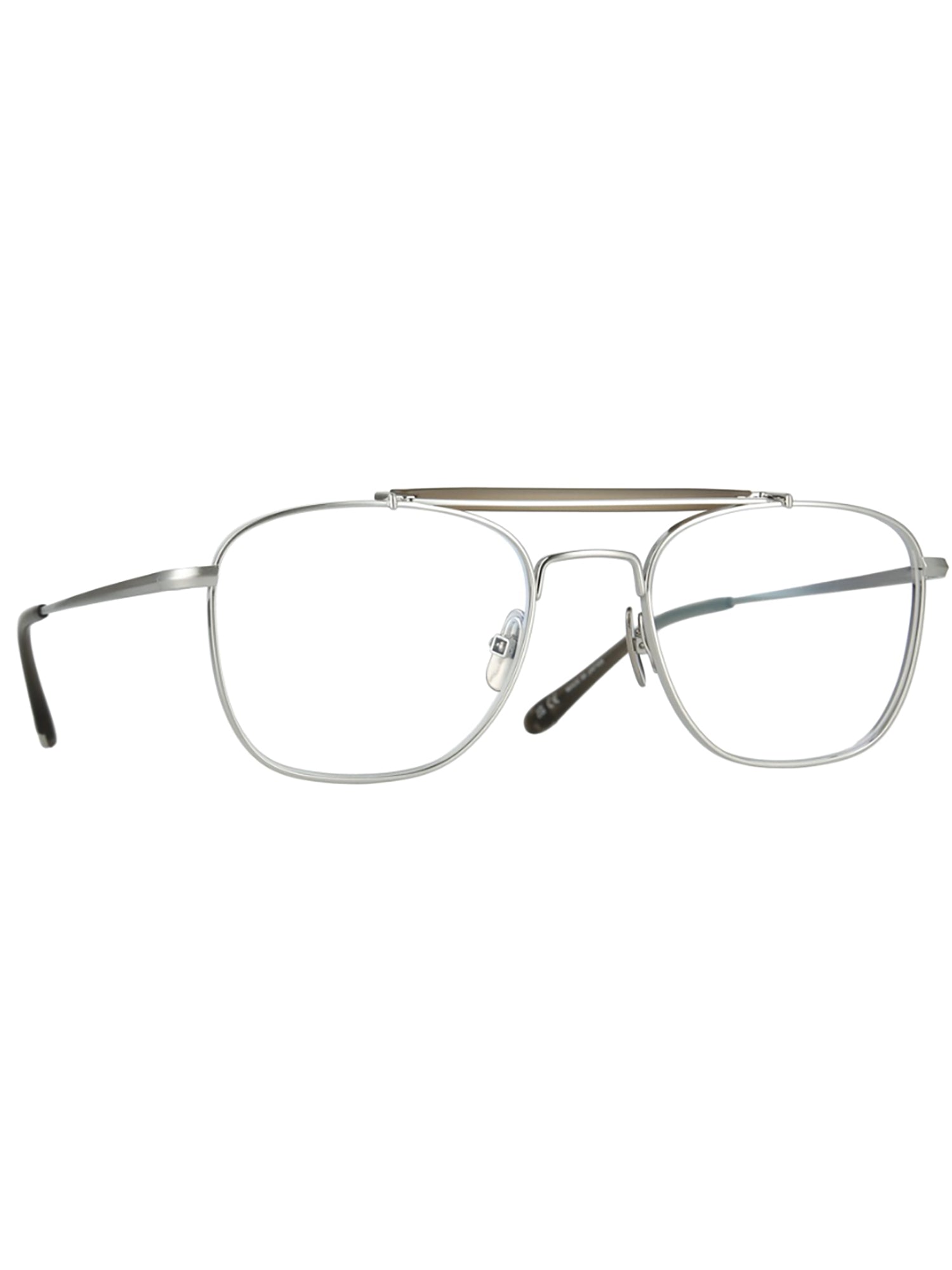 Sleek Black Metal Optical Frames with Rectangular Lenses