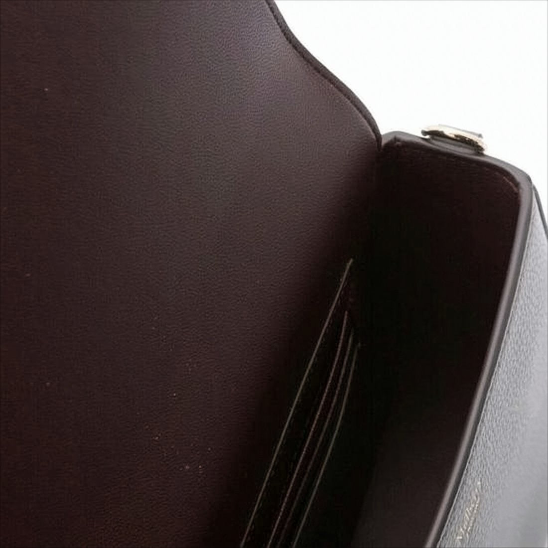 Textured Calf Leather Satchel Crossbody Bag with Gold-tone Clasp